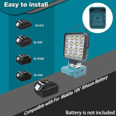 LED Work Light with Type-C USB Quick Charging Ports Heavy Duty Aluminum Alloy