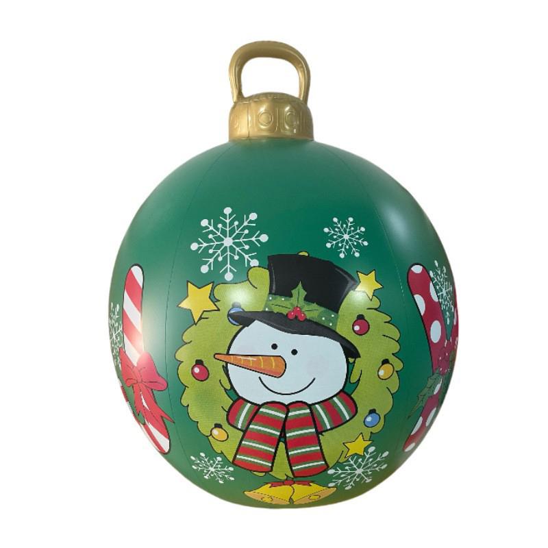 

Рождественские украшения, макет места проведения фестиваля на открытом воздухе, украшение для праздничной вечеринки, 60 см, рождественский шар