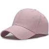 Classic Unisex Plain Baseball Cap with Adjustable Metal Buckle Closure, 100% Cotton and Multiple Colors Available