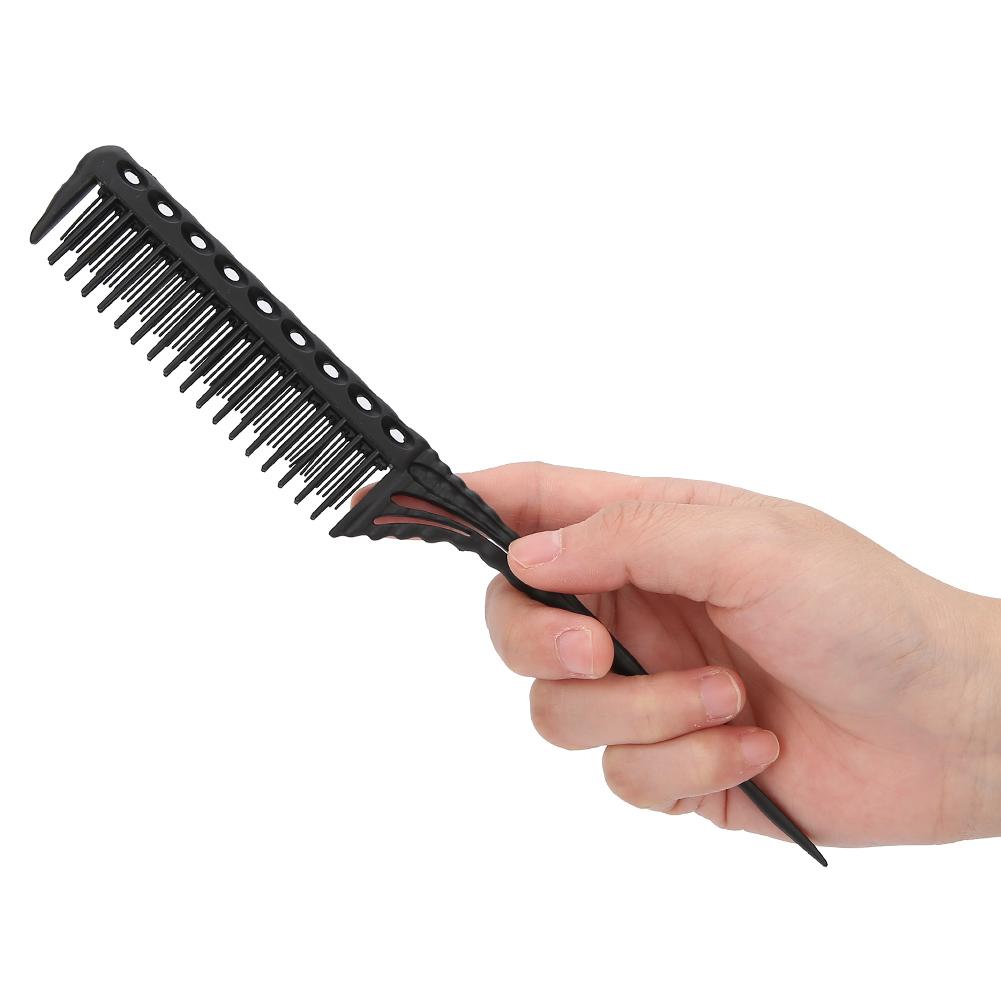 Professional Hair Brush Comb Barber Salon Comb Hairdressing Styling ToolsBlack
