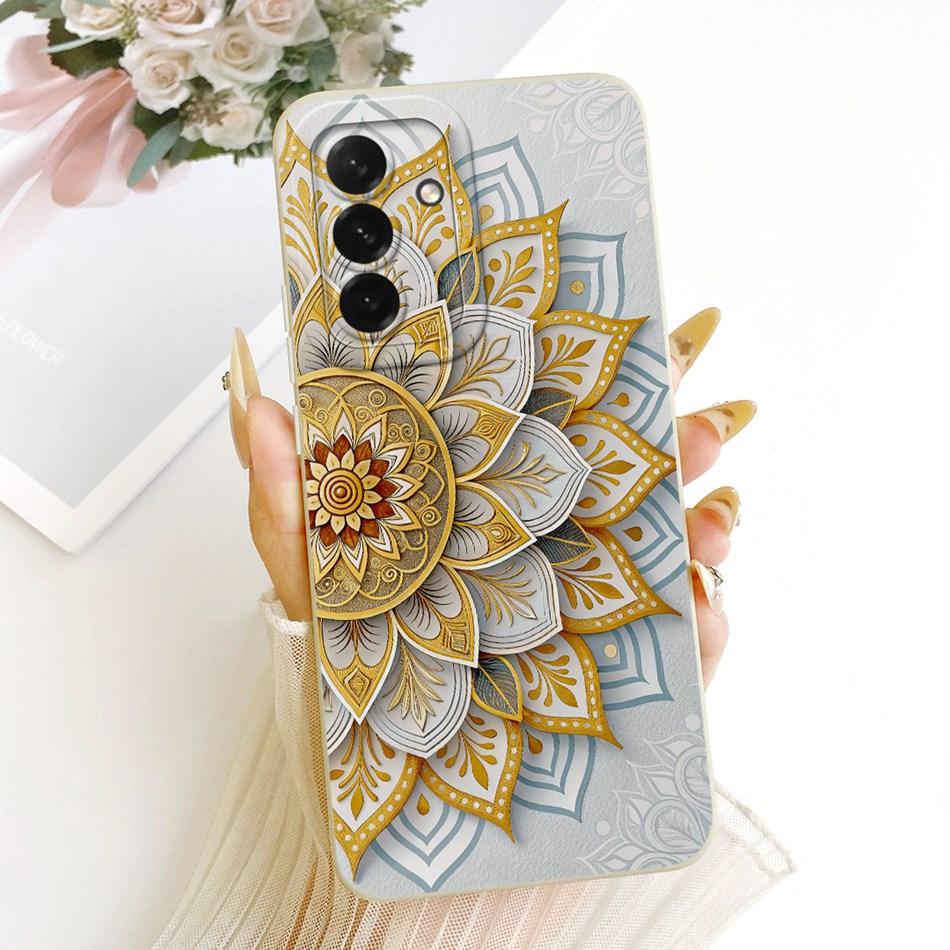 For Samsung Galaxy A56 A36 Cute Cat Flower Cartoon Phone Case For Samsung A36 A56 5G Shockproof Soft Silicone Covers Bumpers