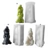 Creative Candle Mould Collection Home Craft Animal Candle Silicone Moulds For Unique Candle Making Projects