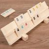 106Pcs Portable Case Rummy Tiles 106 Tiles Classic Board Game  Parent-Child Interactive