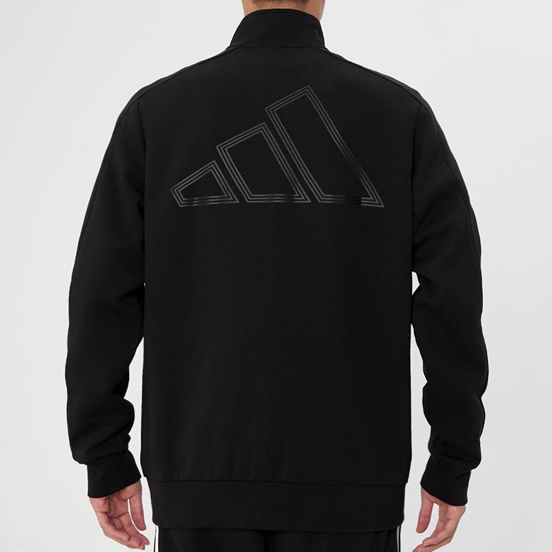 adidas Jackets Men's Black Stand Collar Moderate Other H40196