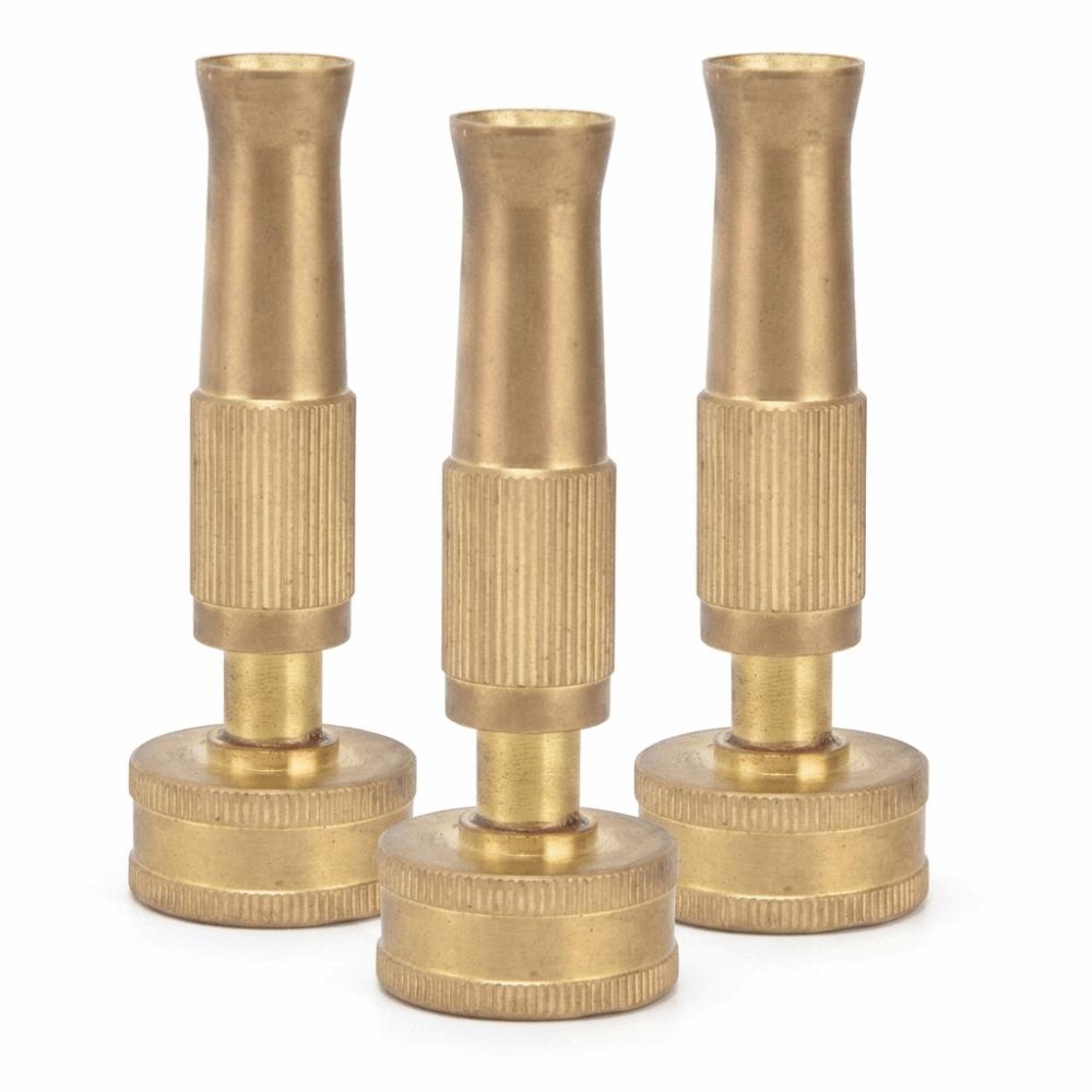 

3pcs 3/4 Inch Adjustable Twist Nozzle Female Thread End Garden Hose Sprayer Garden Watering