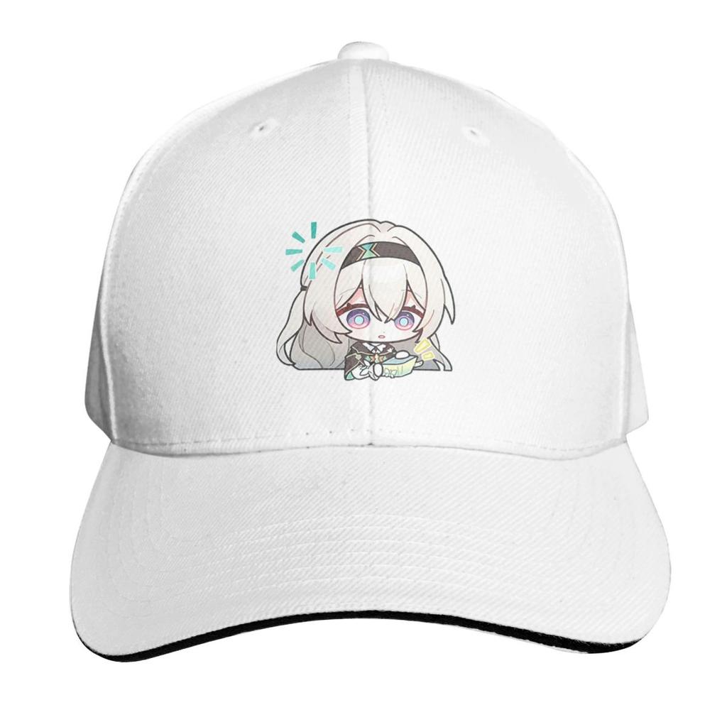 Honkai Star Rail Chibi Firefly Spel Keps Mode Casual Basebollkepsar Justerbar Hatt Hip Hop Sommar Unisex Basebollkepsar