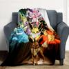 Eeveelution Flannel Blanket Throw Blanket Soft Warm Sofa Bed Camping Car Home Decor Unique Christmas Gift C9301030