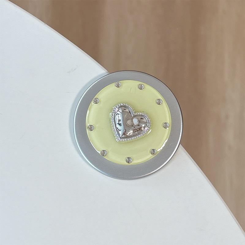 Korean Style Magnetic Phone Holder & Ring Stand for Desktop Drama Viewing