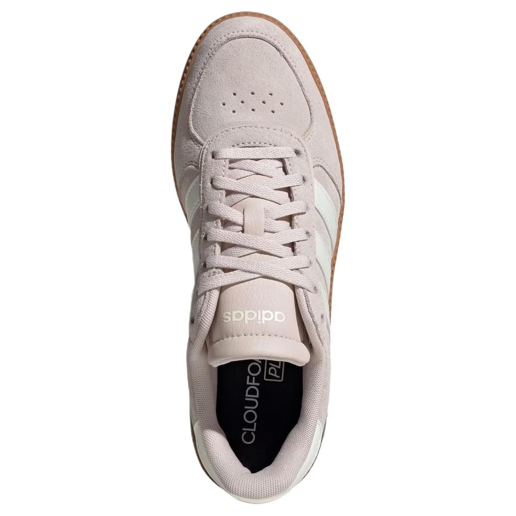 Adidas Breaknet Sleek Versatile Comfortable Breathable Skate Shoes Women Sneakers Light-Pink JQ8268