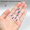 5/10PCS Car Interior Sticker Creative Badge Stickers Waterproof For BMW M Performance M3 M5 M6 F01 F20 F10 F13 X5 F11 G20 X3 X1 gjbf54