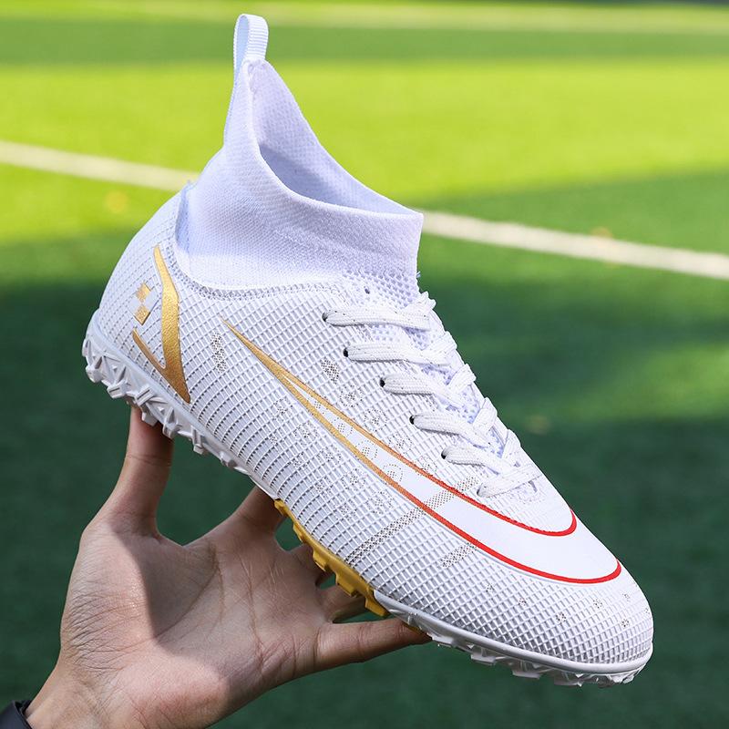 Youth training foreign trade broken new student nail football shoes men's long nail shoes sports shoes women's large size high price