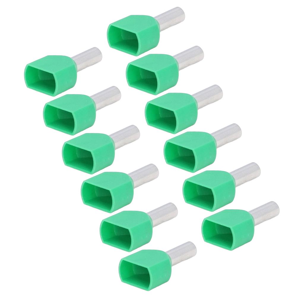 100Pcs Insulated Cord Pin End Terminal Copper PVC Pre Insulated Ends Cold Pressed Terminals