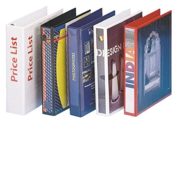 ESSELTE Classeur 4 Anneaux Personnalisable Bleu