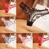 Women Sexy Lace Panties Cotton Crotch Low Waist Transparent Underwear Briefs
