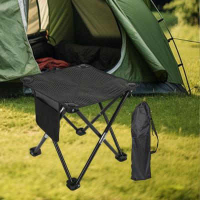 Campinghocker Faltbare Fußstütze Leichter Liegestuhl mit Tragetasche für Reisen