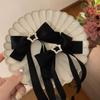 Long Ribbon Bowknot Hair Clip Sweet Girl Ballet Hairpin Women Hair Styling Accessories for Thin Hair French Barrettes