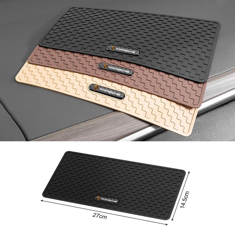 Car Non-Slip Mat Sticky Dashboard Sticky PVC Pads For Porsche 911 718 Taycan Panamera Cayenne Macan Boxster Cayman Pajun 918 944
