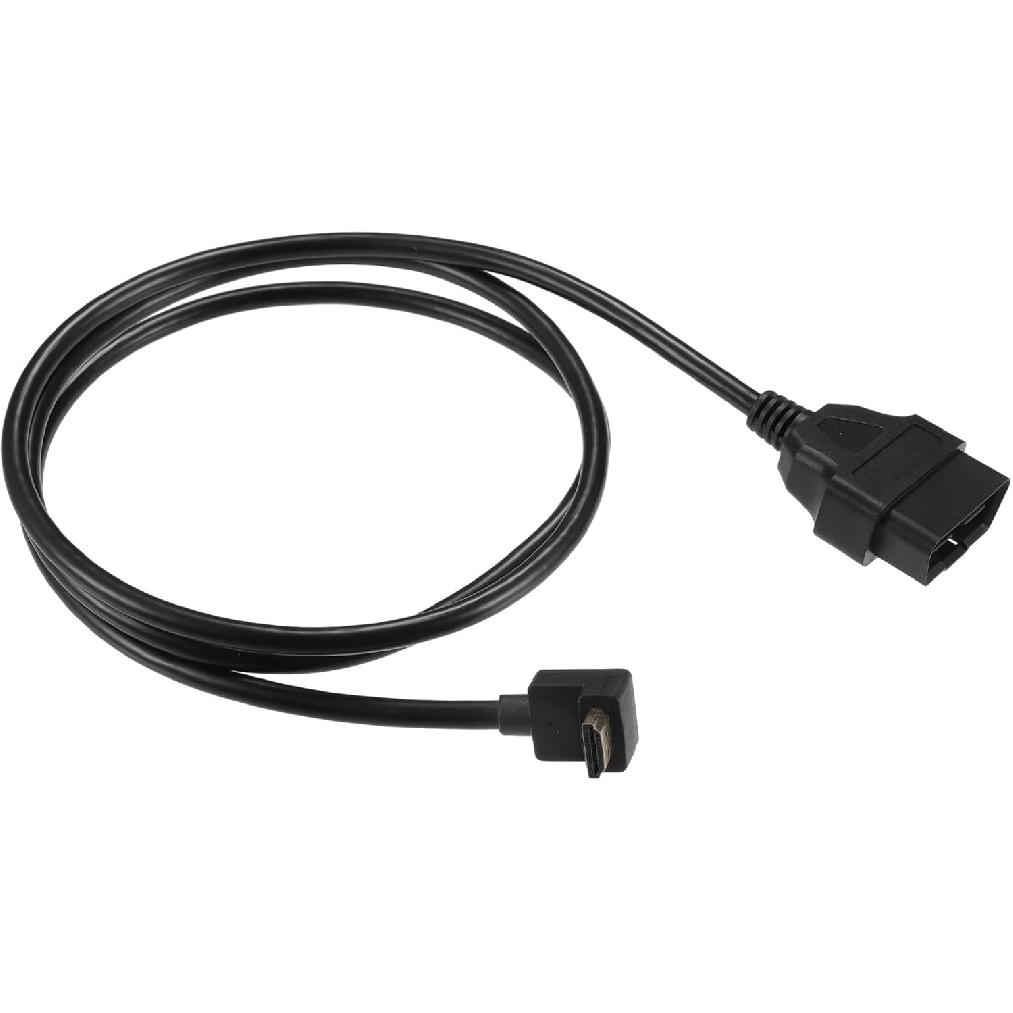 SCT X4 Cable 7011U-08 X4 OBD2 Cable OBDII Cable for Xcalibrator X4 Model Tuner Scanner/Inner/Durable Plastic Rubber Alloy 150cm Length / 1 Pcs Black