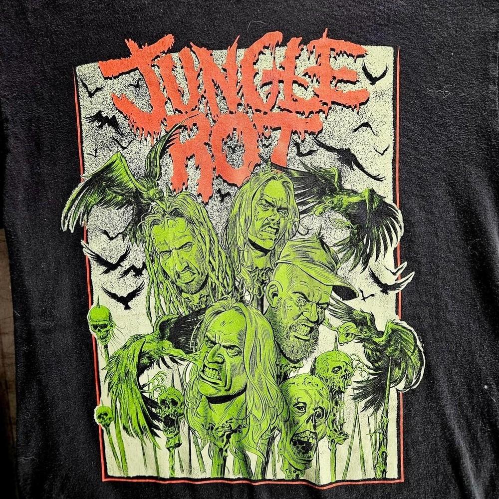 Vintage Jungle Rot Band  T-shirt Tour Concert S-5XL BL472 Unisex T-Shirt L
