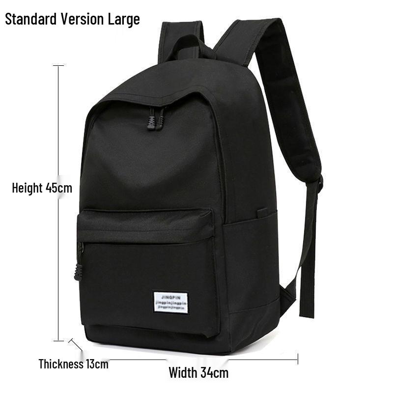 Men's Korean Style Canvas Backpack - Large Capacity for Students, Computers, and Travel