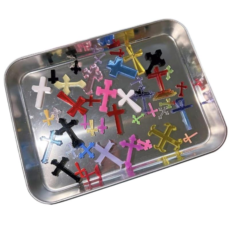 Resin Shaker Fillings Mold,Silicone Crucifix Mold Epoxy Resin Mold Filler Quicksand Casting Filling Mold for Jewelry Ma