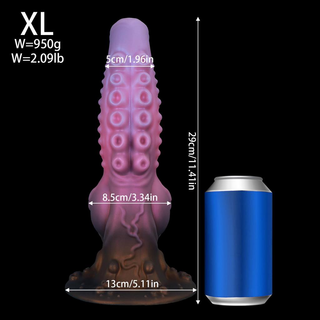 Octopus Tentacle Anal Plug - Alien Silicone Butt Plug for SM Stretching, Fantasy BDSM Toy, Unique Adult Product for Men & Women