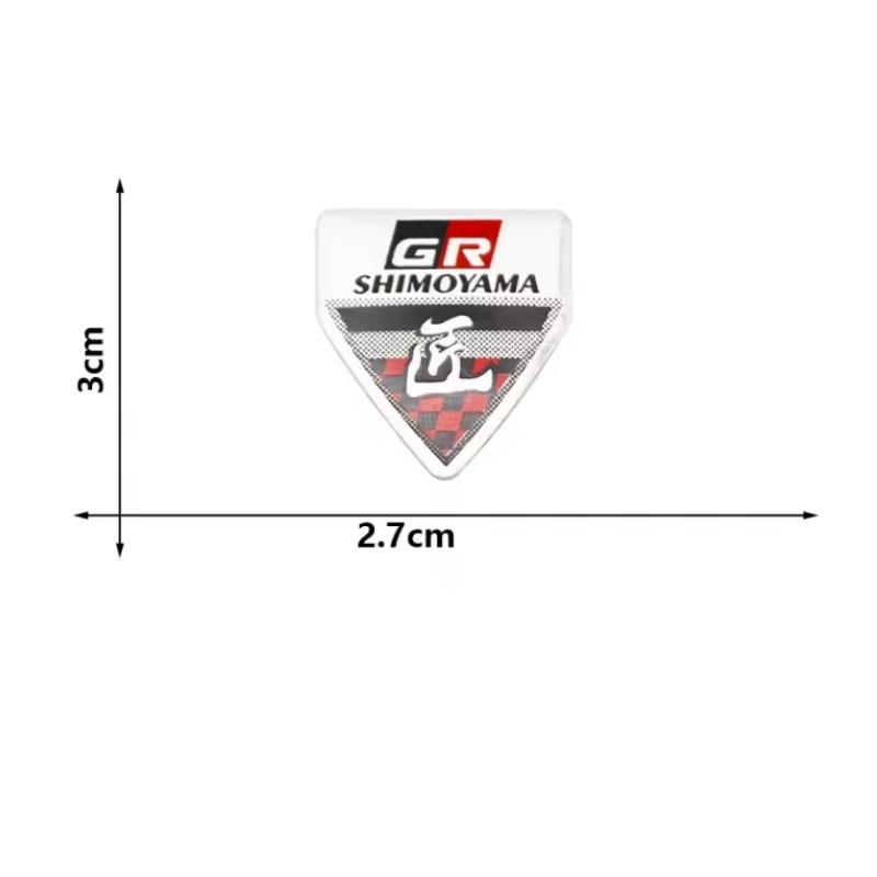 1Pc Aluminium Car Rear Tail Emblem Badge Sticker For Levin Corolla Alphard Avensis Prius Crown Yaris