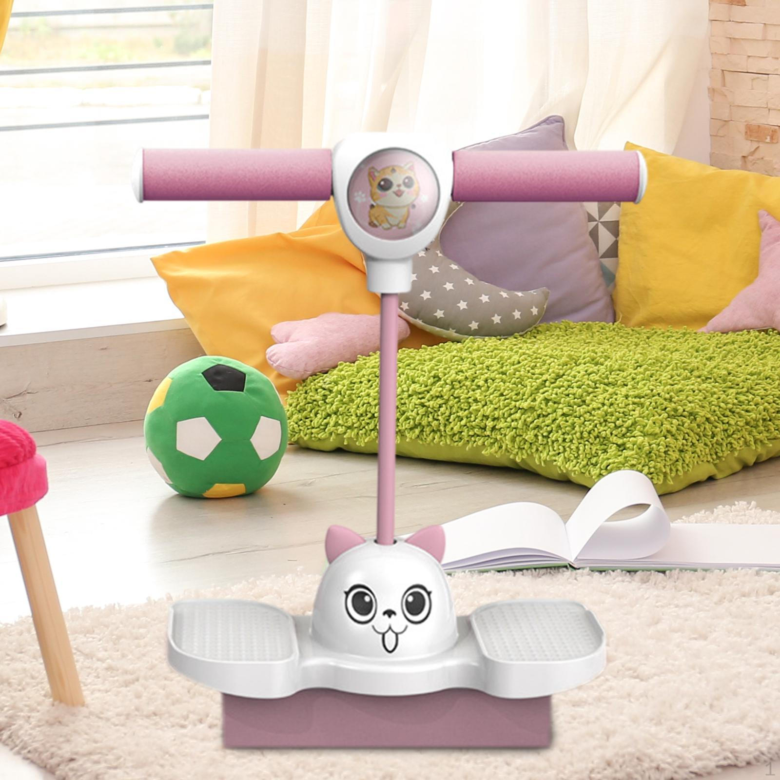 

Прыгающий прыгун Pogo Jumper, игрушка, аксессуары для детей и взрослых, высокая доска для прыжков, для игр, фитнеса, двора розовый