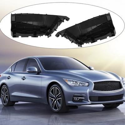 2PCS Front Bumper Fixed Bracket Retainer Support Holder for Infiniti Q50 2014 2015 2016 2017 2018 620594GA0A 620584GA0A