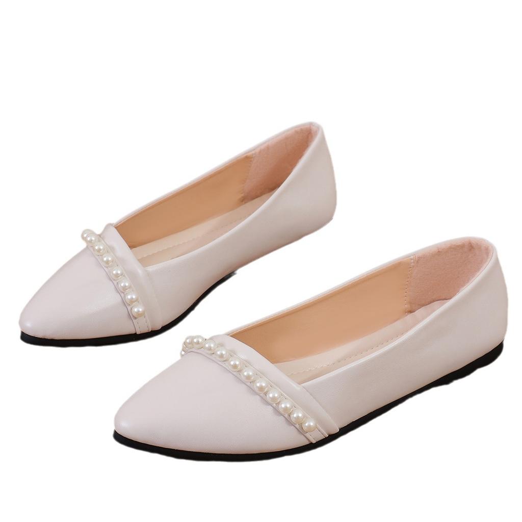 Shoes for Women Spring Autumn Women Flats Comfortable Non-slip Pointed Toe Plus Size 36-43 Casual Slip on Zapatos De Mujer