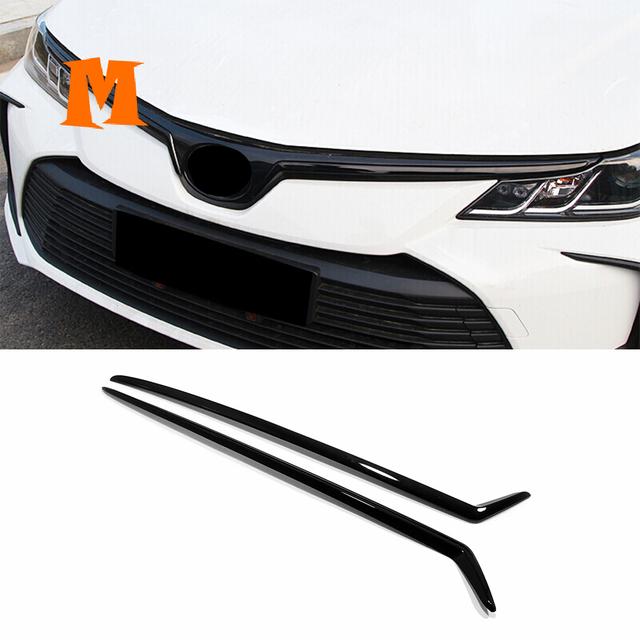 Carbon/Black/Blue/Red For Toyota Corolla Sedan - Accessories Car Front Head Center Grille Fence Decor Strip Cover