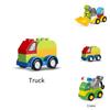 Brand Name Compatible With Lego Large Particle Creative Engineering Car Diy Building Block Toy Gift For Kids