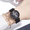 Elegant Rhombus Glass Women's Quartz Wristwatch with Silicone Strap