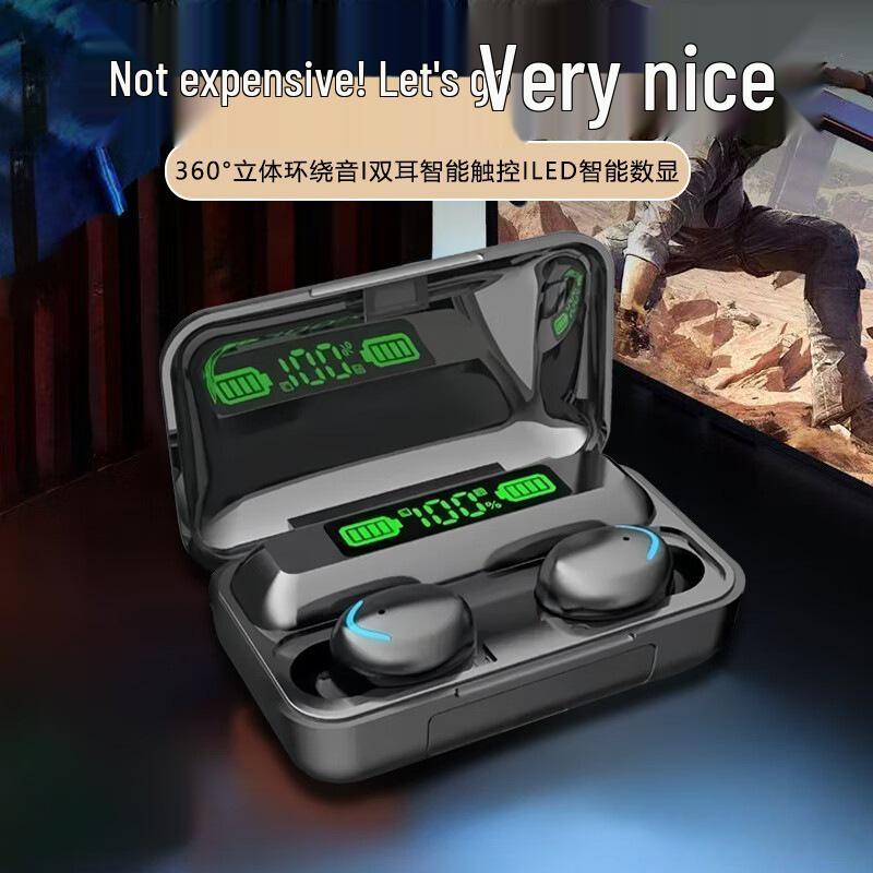F9-5 Wireless Sport Bluetooth Earbuds: High-Quality Sound, Comfortable Fit, LED Display, Ultra-Long Battery Life