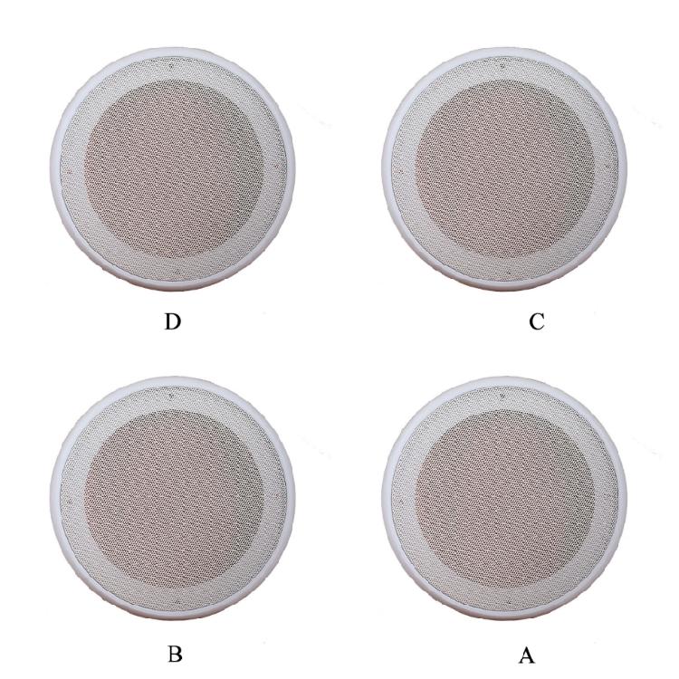 Auto-Dachhimmel-Lautsprecher Schutzabdeckung Gitterabdeckung Gehäusenetz Schutznetz