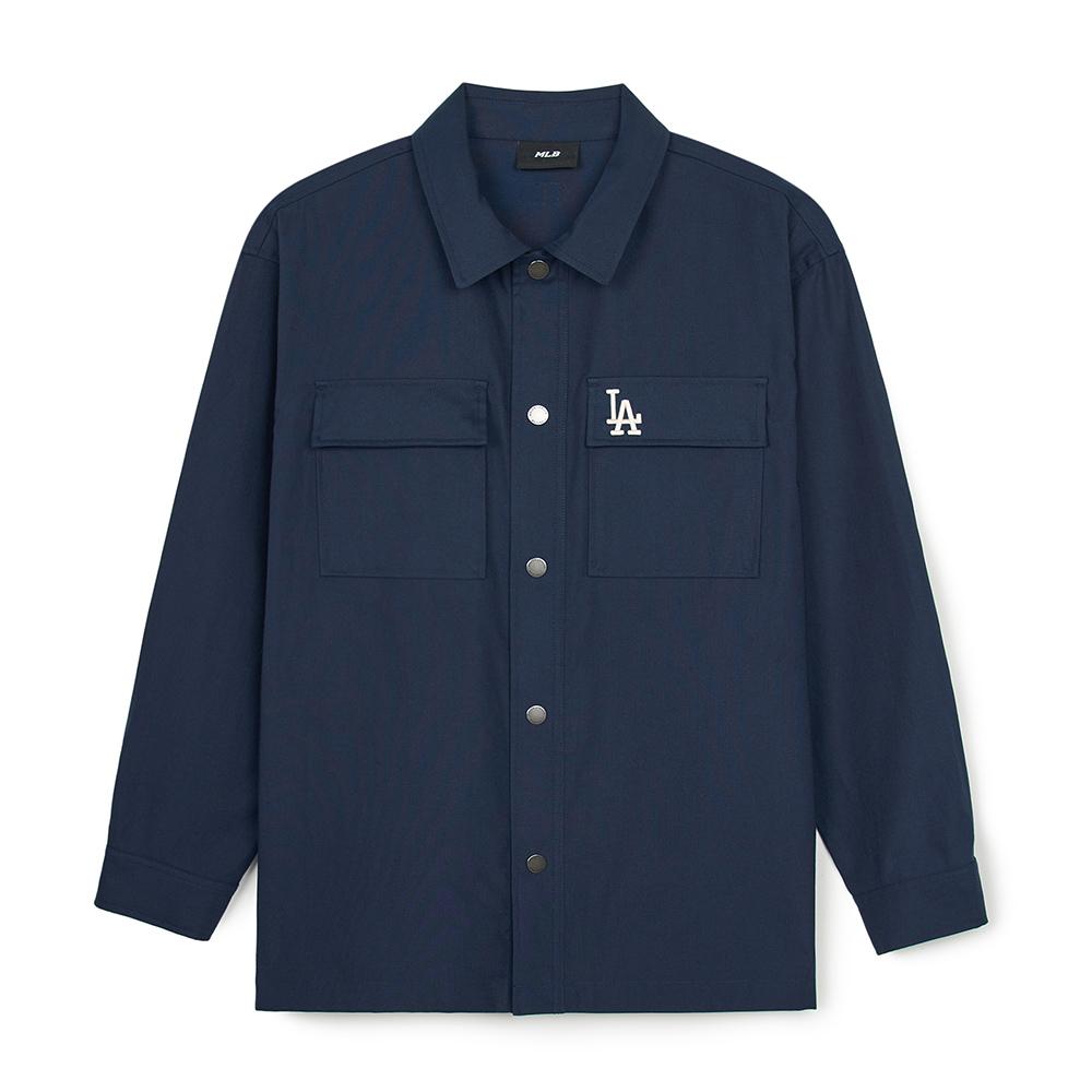 New MLB Monogram Collection Los Angeles Dodgers Shirt Unisex Navy Blue 3AWSM0344-07NYS