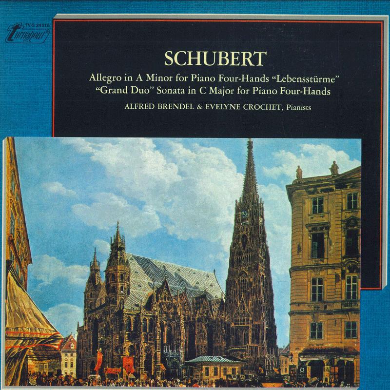 

LP Record ALFRED BRENDEL EVELYNE CROCHET Schubert Allegro In A Minor Op144 TVS34516 TURNABOUT 1973 US Classical Used