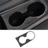 Carbon Fiber Interior Rear Water Cupholder Cover Trim For Hyundai Veloster