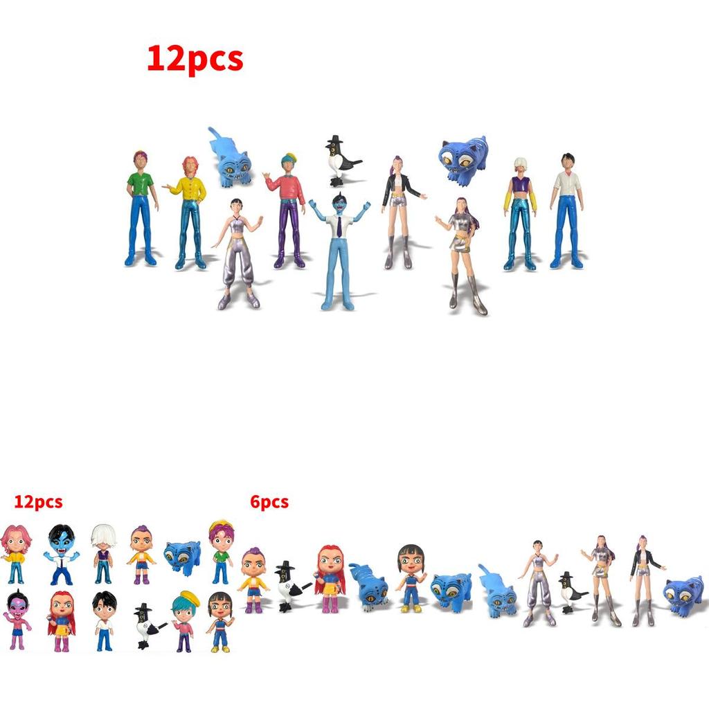 Kpop Dämonenjäger PVC Spielfigur Modell Sammlerstück Desktop-Dekoration für Fans