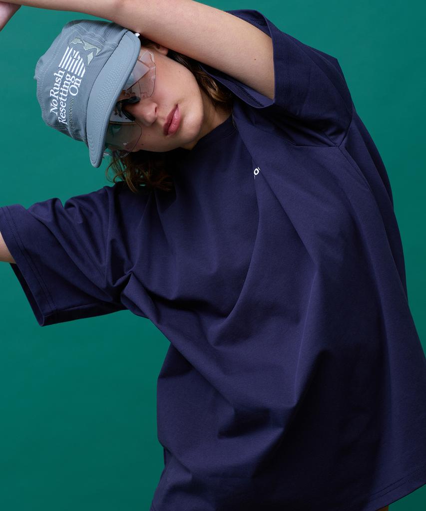 Minasu Unisex Symbol Sorona Basic T Shirt_Navy
