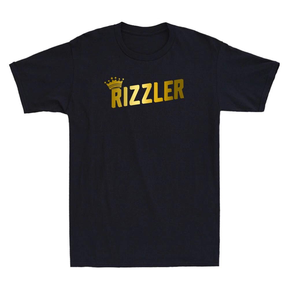 W Rizz Rizzler The Rizz God Funny Quote Gift Novelty Men s Short Sleve T-Shirt M