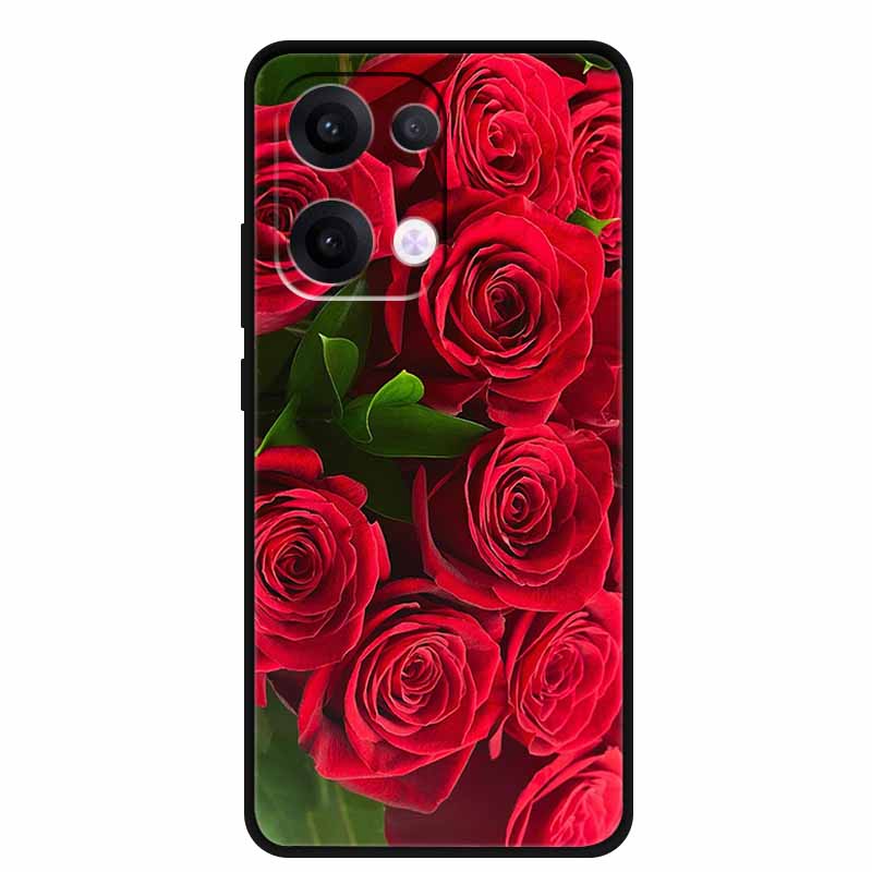 TPU Case For OPPO Reno 13 5G Phone Case Coque Shocproof Black Silicone Soft Back Cover For OPPO Reno 13 Reno13 Pro Case Funda