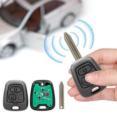 2 Button Keyless Entry Remote 433MHz Remote Car Key Fob Car Keyless Entry Remote Control for Citroen Saxo Picasso Xsara Berlingo