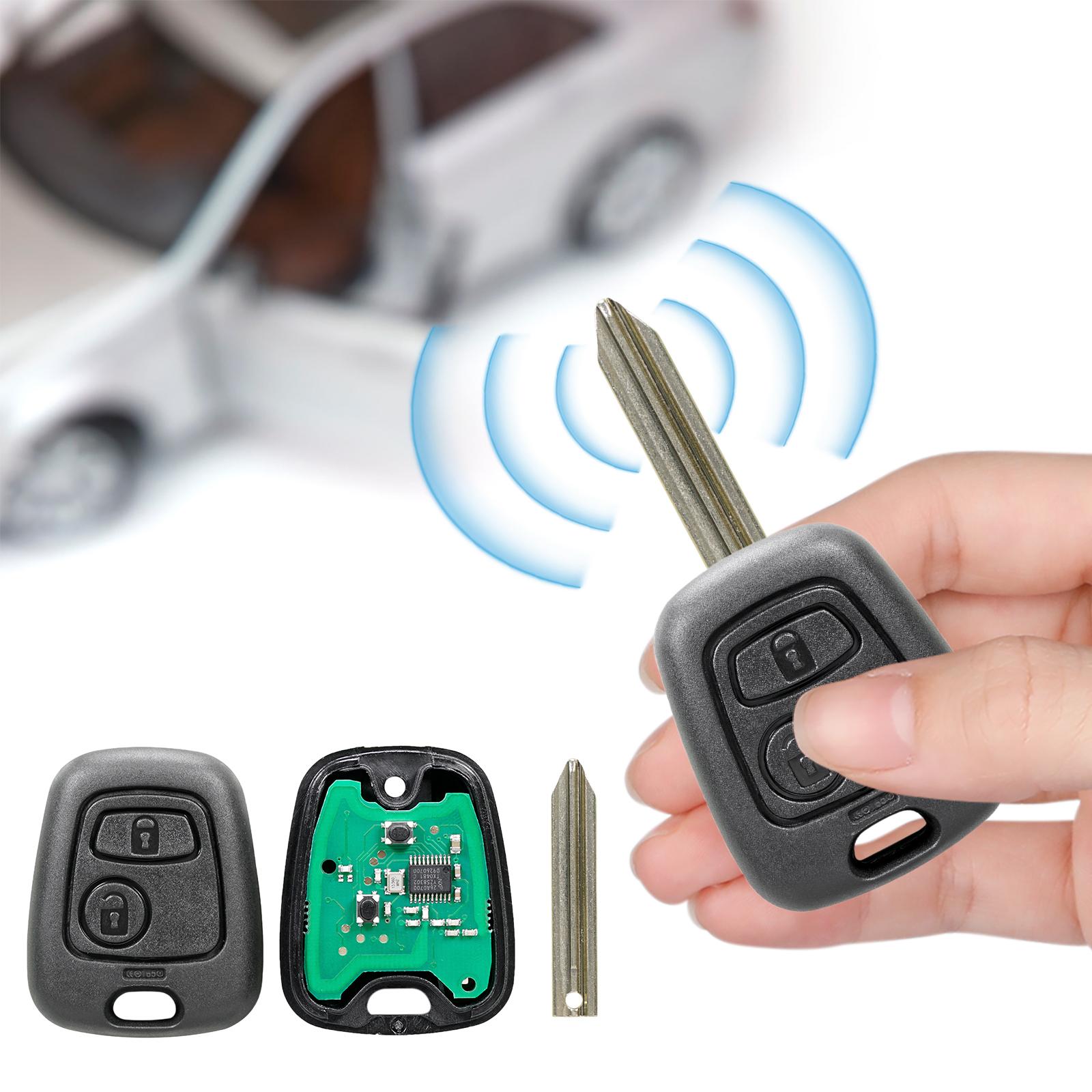 

2 Button Keyless Entry Remote 433MHz Remote Car Key Fob Car Keyless Entry Remote Control for Citroen Saxo Picasso Xsara Berlingo China Mainland