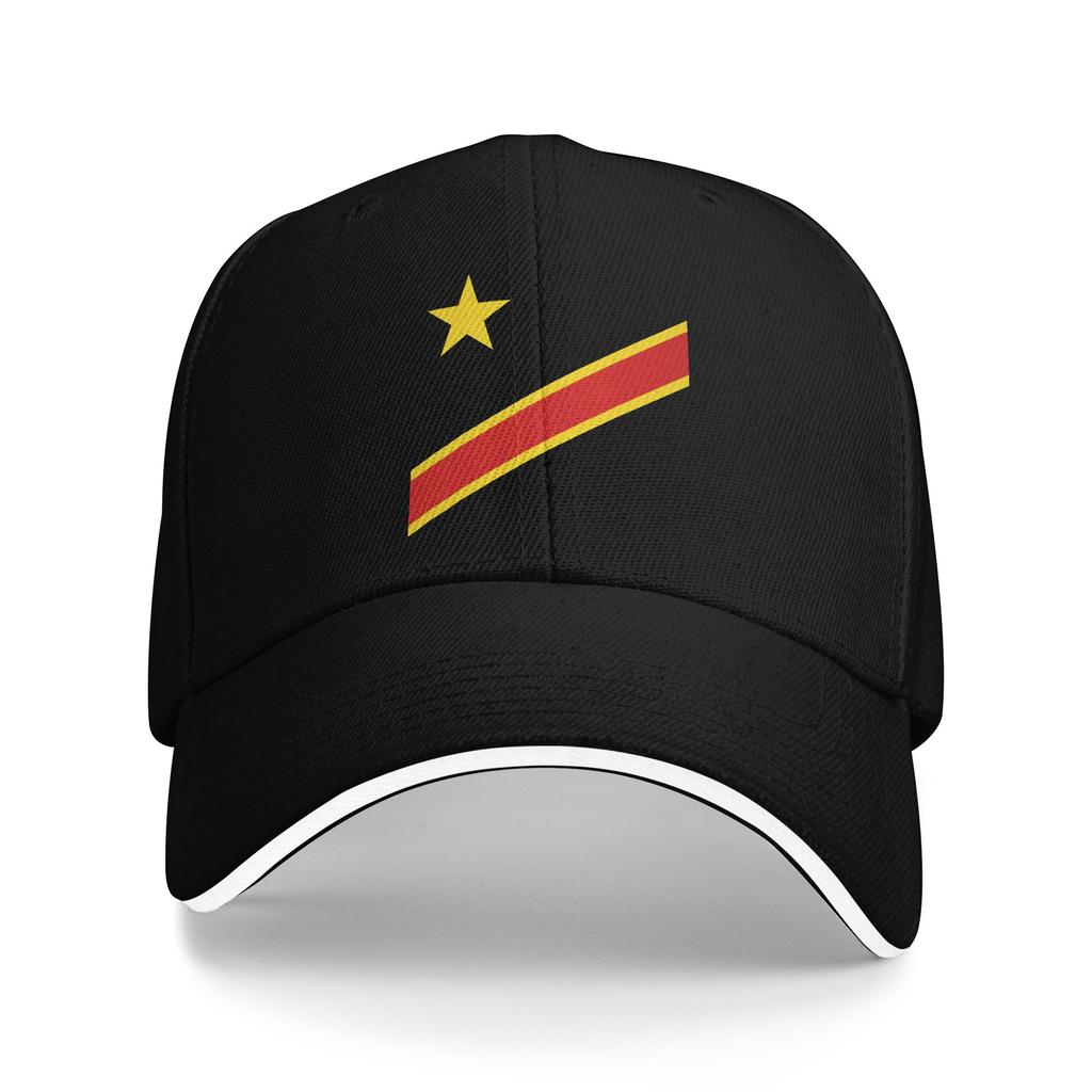 DR Kongo Kongo Flagge Baseballkappe Trendige Trucker-Kappe Frühling Unisex Damen K-Pop Rock Baseballkappen
