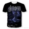 Saxon 3D Print Sport Quick-dry Breathable Men T-shirt Hip-hop Heavy Metal Punk Rock Band Street Casual Fashion Short-sleeve Top