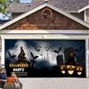 410. Halloween Garage Door Banner Background Cloth Banner Halloween Party Decoration