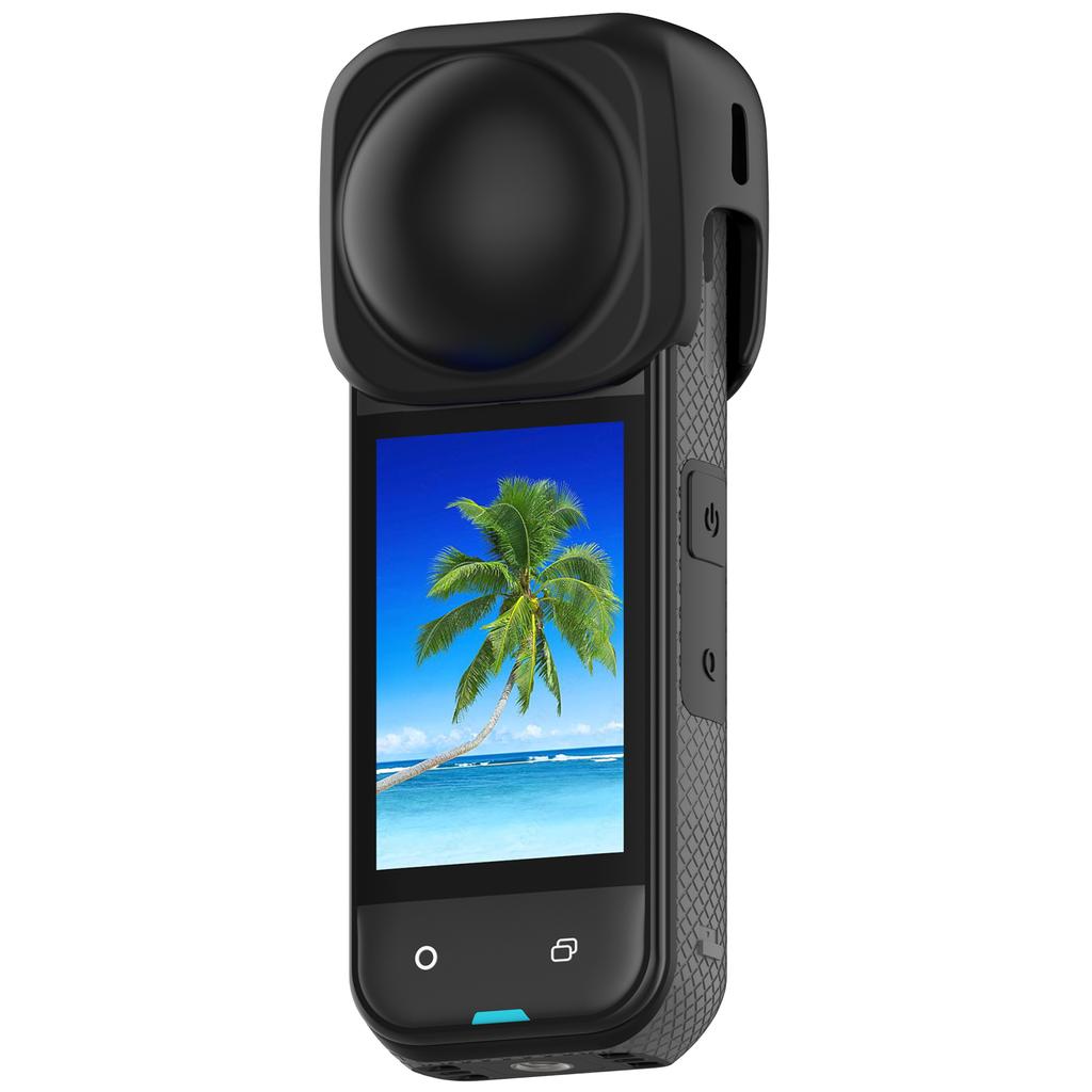 Für Insta360 X5/X4 Kratzfeste Kameraobjektiv-Schutzhülle Flexible Silikonhülle