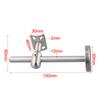 Silver Stair Handrail Bracket For 304 Stainless Steel Wall Support Bannister Rail Balustrade Strong Adjustable Rod Up To 145mm