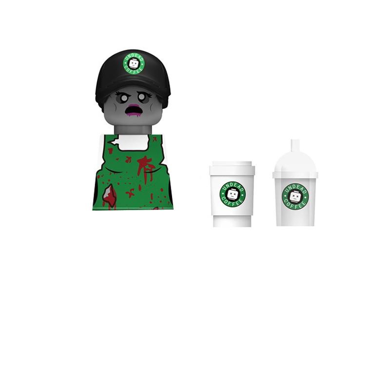 

Жах Хелловін Військовий Ходячі мерці Солдат Екшн-фігурки Будівельний блок Армія Піхота Шолом Зброя Цеглинки Дитяча іграшка Подарунок